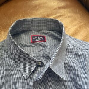 UNTUCKit Men's Black and White Gingham Shirt